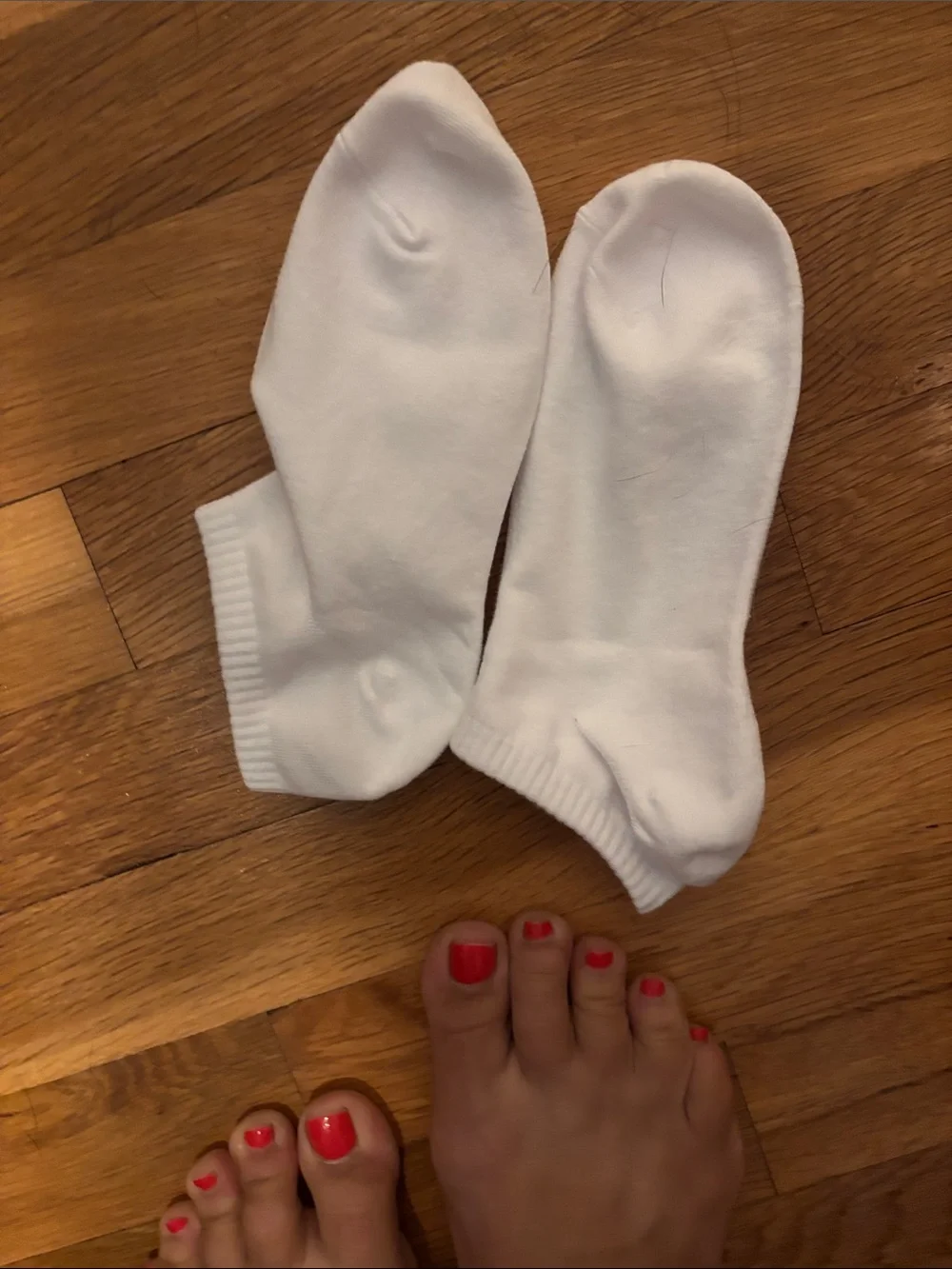 white ankle socks